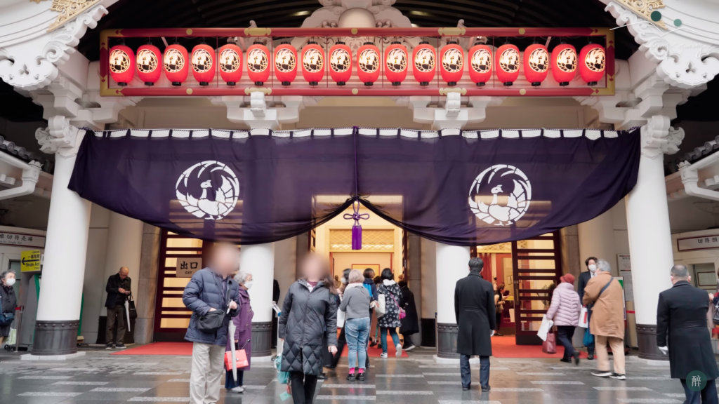 銀座歌舞伎劇院門口